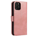 Calf Texture Buckle Horizontal Flip Leather Case with Holder & Card Slots & Wallet For iPhone 12 Pro Max(Rose Gold)