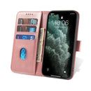 Calf Texture Buckle Horizontal Flip Leather Case with Holder & Card Slots & Wallet For iPhone 12 Pro Max(Rose Gold)