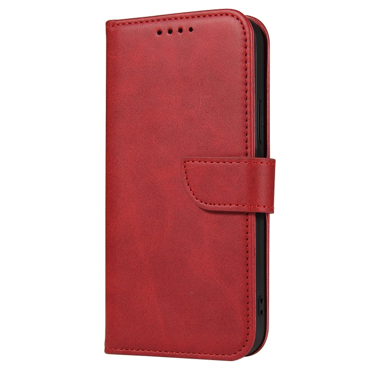 Calf Texture Buckle Horizontal Flip Leather Case with Holder & Card Slots & Wallet For iPhone 12 Pro Max(Red)