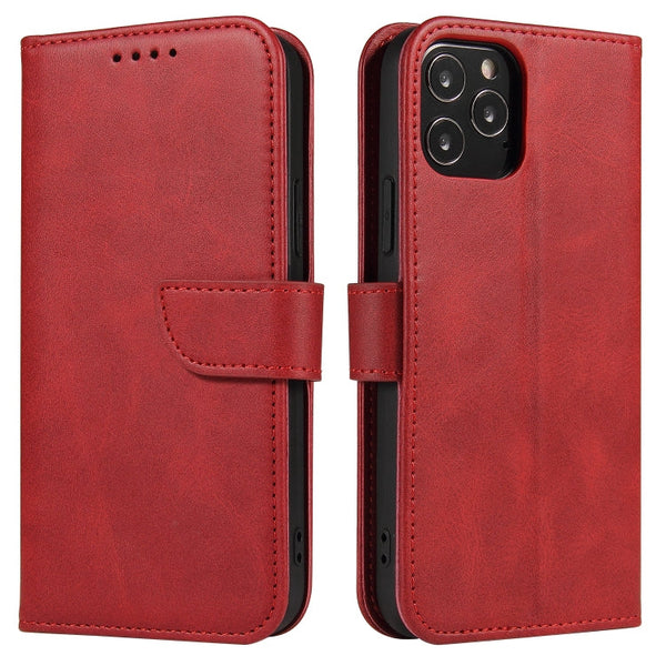 Calf Texture Buckle Horizontal Flip Leather Case with Holder & Card Slots & Wallet For iPhone 12 Pro Max(Red)