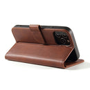 Calf Texture Buckle Horizontal Flip Leather Case with Holder & Card Slots & Wallet For iPhone 12 Pro Max(Brown)