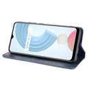 For OPPO Realme C21Y Magnetic Buckle Retro Pattern Horizontal Flip Leather Case with Holder & Card Slot & Wallet(Blue)