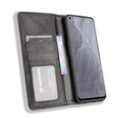 For OPPO Realme GT Master Magnetic Buckle Retro Pattern Horizontal Flip Leather Case with Holder & Card Slot & Wallet(Black)
