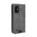 For UMIDIGI Bison Pro Magnetic Buckle Retro Pattern Horizontal Flip Leather Case with Holder & Card Slot & Wallet(Black)