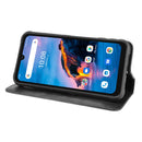 For UMIDIGI Bison Pro Magnetic Buckle Retro Pattern Horizontal Flip Leather Case with Holder & Card Slot & Wallet(Black)