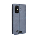 For UMIDIGI Bison Pro Magnetic Buckle Retro Pattern Horizontal Flip Leather Case with Holder & Card Slot & Wallet(Blue)