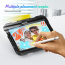 Shockproof Silicone + PC Protective Tablet Case with Holder & Shoulder Strap & Pen Slot For iPad mini 6(Black)