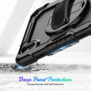 Shockproof Silicone + PC Protective Tablet Case with Holder & Shoulder Strap & Pen Slot For iPad mini 6(Black)