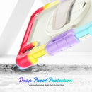 Shockproof Silicone + PC Protective Tablet Case with Holder & Shoulder Strap & Pen Slot For iPad mini 6(Beige + Camouflage Red)