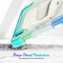 Shockproof Silicone + PC Protective Tablet Case with Holder & Shoulder Strap & Pen Slot For iPad mini 6(Beige + Camouflage Blue)