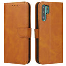 For Huawei P30 Pro Calf Texture Buckle Horizontal Flip Leather Case with Holder & Card Slots & Wallet(Khaki)