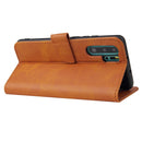 For Huawei P30 Pro Calf Texture Buckle Horizontal Flip Leather Case with Holder & Card Slots & Wallet(Khaki)