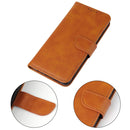 For Huawei P30 Pro Calf Texture Buckle Horizontal Flip Leather Case with Holder & Card Slots & Wallet(Khaki)
