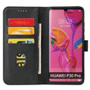 For Huawei P30 Pro Calf Texture Buckle Horizontal Flip Leather Case with Holder & Card Slots & Wallet(Black)
