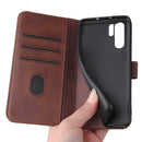 For Huawei P30 Pro Calf Texture Buckle Horizontal Flip Leather Case with Holder & Card Slots & Wallet(Brown)