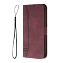 For Motorola Moto G60S Retro Skin Feel Horizontal Flip Soft TPU + PU Leather Case with Holder & Card Slots & Photo Frame(Wine Red)