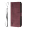 For Motorola Moto G60S Retro Skin Feel Horizontal Flip Soft TPU + PU Leather Case with Holder & Card Slots & Photo Frame(Wine Red)