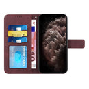 For Motorola Moto G60S Retro Skin Feel Horizontal Flip Soft TPU + PU Leather Case with Holder & Card Slots & Photo Frame(Wine Red)