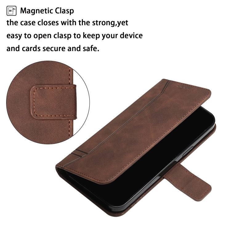 For Motorola Moto G60S Retro Skin Feel Horizontal Flip Soft TPU + PU Leather Case with Holder & Card Slots & Photo Frame(Coffee)