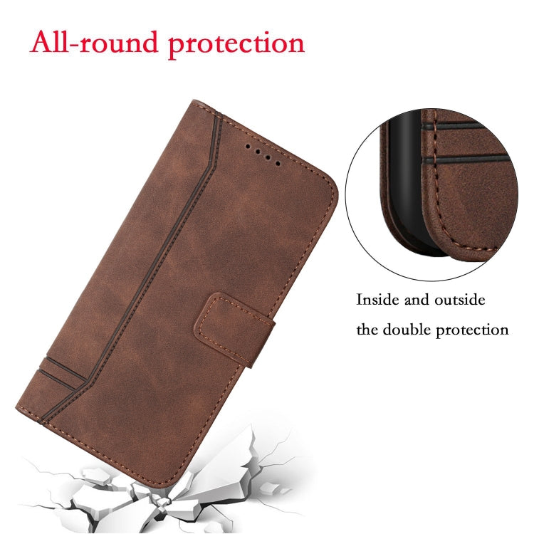For Motorola Moto G60S Retro Skin Feel Horizontal Flip Soft TPU + PU Leather Case with Holder & Card Slots & Photo Frame(Coffee)
