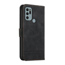 For Motorola Moto G60S Retro Skin Feel Horizontal Flip Soft TPU + PU Leather Case with Holder & Card Slots & Photo Frame(Black)