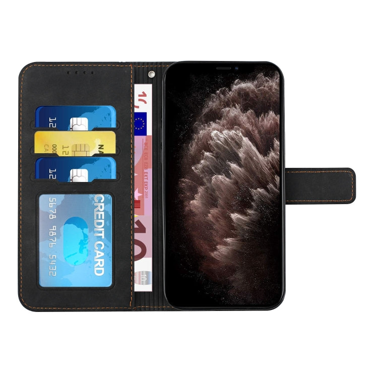 For Motorola Moto G60S Retro Skin Feel Horizontal Flip Soft TPU + PU Leather Case with Holder & Card Slots & Photo Frame(Black)