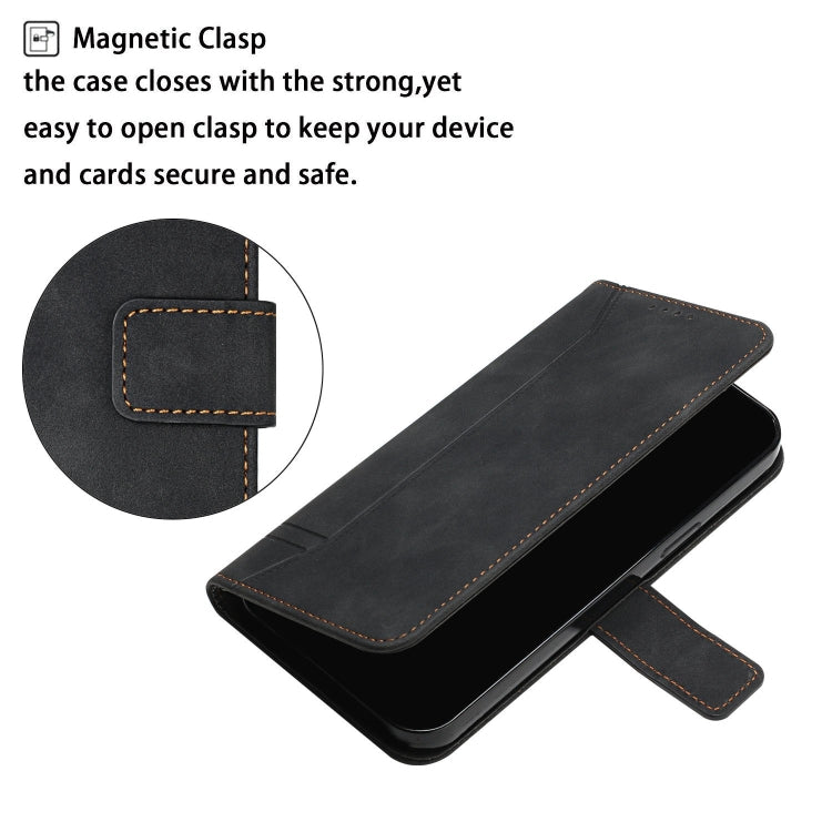 For Motorola Moto G60S Retro Skin Feel Horizontal Flip Soft TPU + PU Leather Case with Holder & Card Slots & Photo Frame(Black)