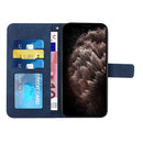 For Motorola Moto G60S Retro Skin Feel Horizontal Flip Soft TPU + PU Leather Case with Holder & Card Slots & Photo Frame(Blue)