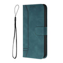 For Motorola Moto G60S Retro Skin Feel Horizontal Flip Soft TPU + PU Leather Case with Holder & Card Slots & Photo Frame(Dark Green)