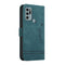 For Motorola Moto G60S Retro Skin Feel Horizontal Flip Soft TPU + PU Leather Case with Holder & Card Slots & Photo Frame(Dark Green)