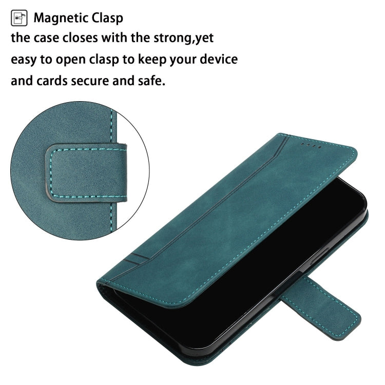 For Motorola Moto G60S Retro Skin Feel Horizontal Flip Soft TPU + PU Leather Case with Holder & Card Slots & Photo Frame(Dark Green)