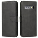 For Samsung Galaxy S10 Calf Texture Buckle Horizontal Flip Leather Case with Holder & Card Slots & Wallet(Black)