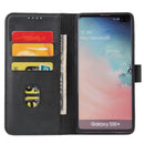 For Samsung Galaxy S10 Calf Texture Buckle Horizontal Flip Leather Case with Holder & Card Slots & Wallet(Black)