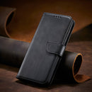 For Samsung Galaxy S10 Calf Texture Buckle Horizontal Flip Leather Case with Holder & Card Slots & Wallet(Black)