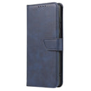 For Samsung Galaxy S10 Calf Texture Buckle Horizontal Flip Leather Case with Holder & Card Slots & Wallet(Blue)