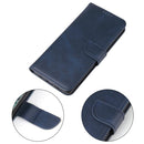 For Samsung Galaxy S10 Calf Texture Buckle Horizontal Flip Leather Case with Holder & Card Slots & Wallet(Blue)