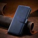 For Samsung Galaxy S10 Calf Texture Buckle Horizontal Flip Leather Case with Holder & Card Slots & Wallet(Blue)
