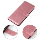 For Samsung Galaxy S10 Calf Texture Buckle Horizontal Flip Leather Case with Holder & Card Slots & Wallet(Rose Gold)