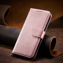 For Samsung Galaxy S10 Calf Texture Buckle Horizontal Flip Leather Case with Holder & Card Slots & Wallet(Rose Gold)
