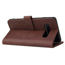 For Samsung Galaxy S10 Calf Texture Buckle Horizontal Flip Leather Case with Holder & Card Slots & Wallet(Brown)