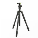 Fotopro X-go Chameleon E Collapsible Aluminum Camera Tripod with Dual Action Ball Head