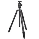 Fotopro X-go Predator E Portable Collapsible Aluminum Camera Tripod with Dual Action Ball Head