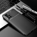 For Xiaomi Redmi 10 Carbon Fiber Texture Shockproof TPU Case(Black)