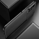 For Xiaomi Redmi 10 Carbon Fiber Texture Shockproof TPU Case(Black)