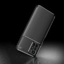 For Xiaomi Redmi 10 Carbon Fiber Texture Shockproof TPU Case(Blue)