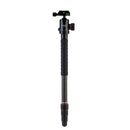 Fotopro X-go Plus E Portable Carbon Fiber Camera Tripod with Dual Action Ball Head