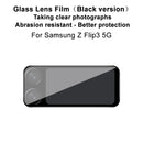 For Samsung Galaxy Z Flip3 5G IMAK Rear Camera Lens Glass Film Black Version