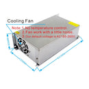 S-1000-48 DC48V 20.8A 1000W LED Light Bar Monitoring Security Display High-power Lamp Power Supply, Size: 245 x 125 x 65mm