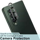 For Samsung Galaxy Z Fold3 5G IMAK Integrated Rear Camera Lens Tempered Glass Film with Lens Cap Black Version