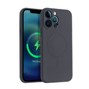 Liquid Silicone Full Coverage Shockproof Magsafe Case For iPhone 13 Pro(Black)
